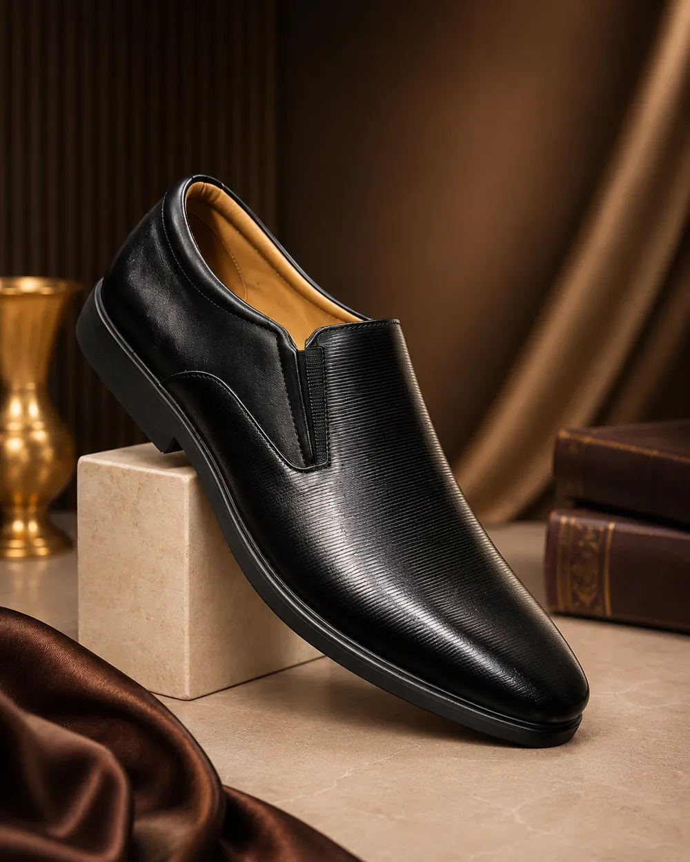 Atelier Moccasin — handcrafted full-grain leather, Akhan Leather Agra